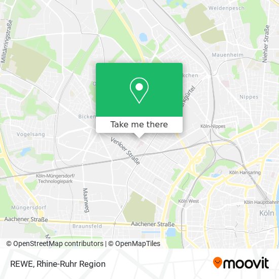 REWE map