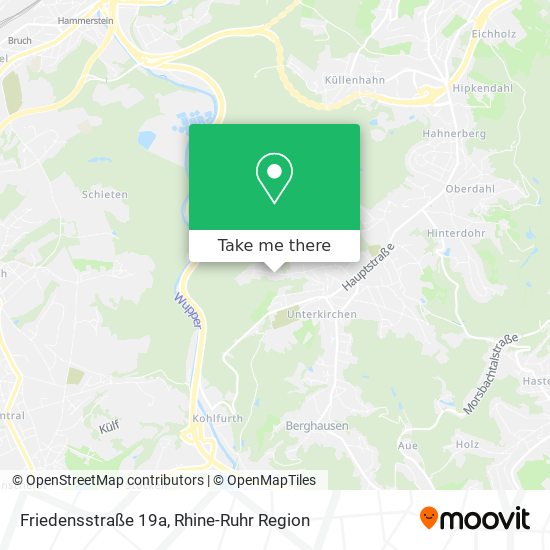 Friedensstraße 19a map