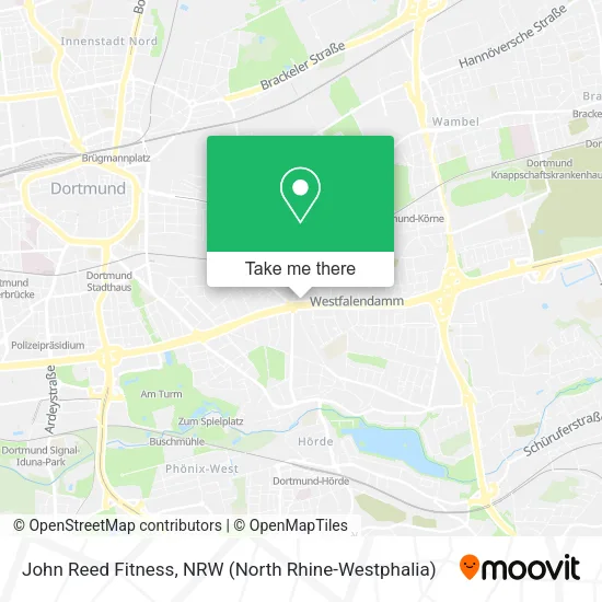 Карта John Reed Fitness