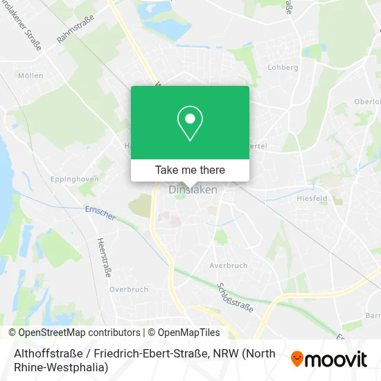 Althoffstraße / Friedrich-Ebert-Straße map