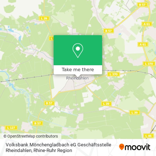 Volksbank Mönchengladbach eG Geschäftsstelle Rheindahlen map