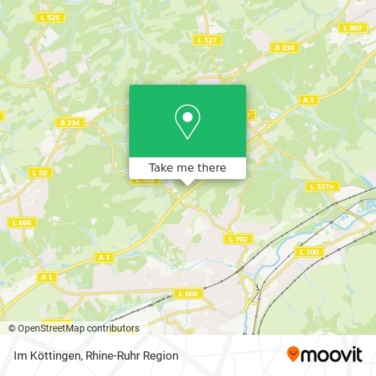 Im Köttingen map