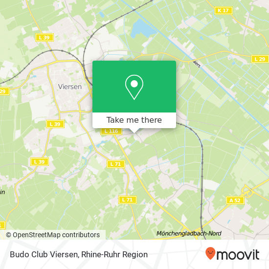 Budo Club Viersen map