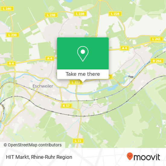 HIT Markt map