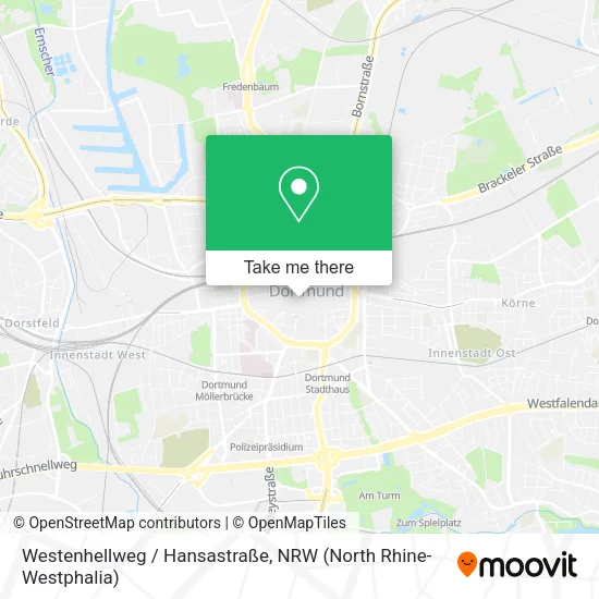 Карта Westenhellweg / Hansastraße