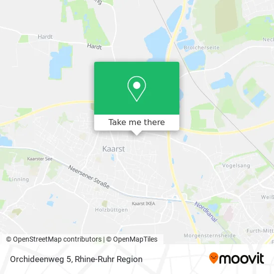 Orchideenweg 5 map