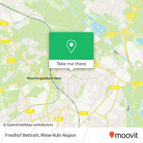 Friedhof Bettrath map