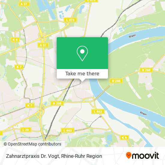 Карта Zahnarztpraxis Dr. Vogt