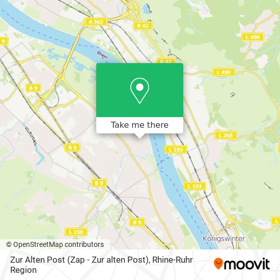 Zur Alten Post (Zap - Zur alten Post) map