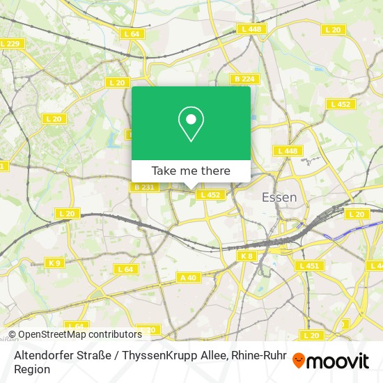 Altendorfer Straße / ThyssenKrupp Allee map