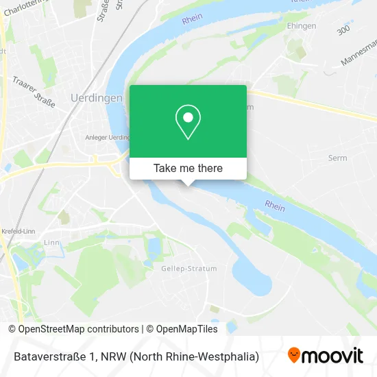 Bataverstraße 1 map