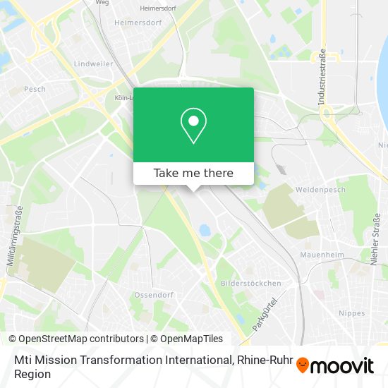 Mti Mission Transformation International map