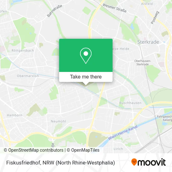 Карта Fiskusfriedhof