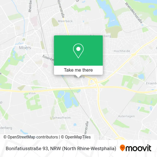 Bonifatiusstraße 93 map