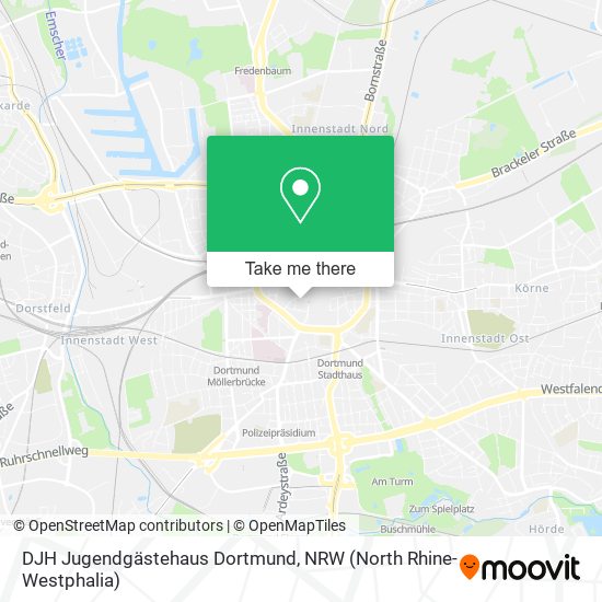 DJH Jugendgästehaus Dortmund map