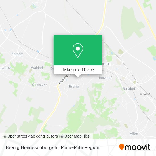 Brenig Hennesenbergstr. map