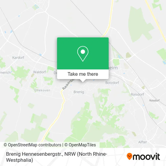 Карта Brenig Hennesenbergstr.