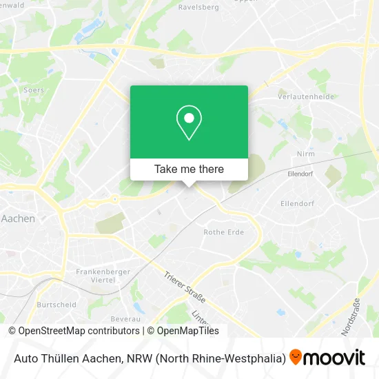 Карта Auto Thüllen Aachen