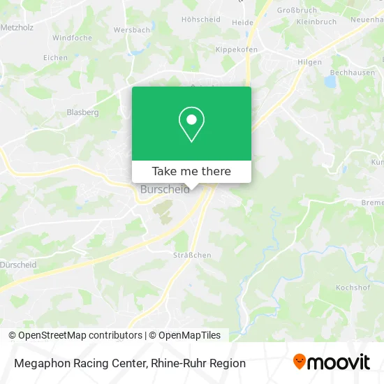 Megaphon Racing Center map