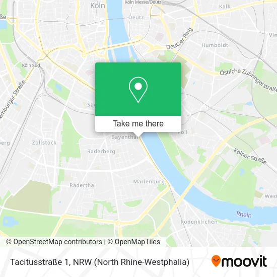 Карта Tacitusstraße 1