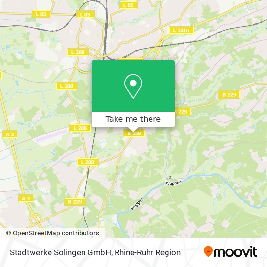 Карта Stadtwerke Solingen GmbH