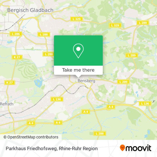 Карта Parkhaus Friedhofsweg