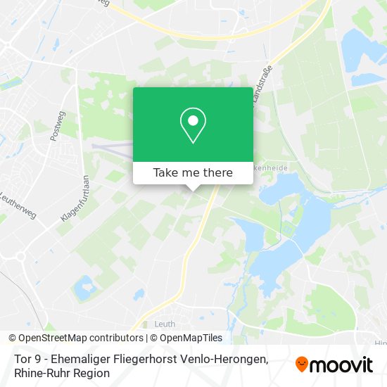 Tor 9 - Ehemaliger Fliegerhorst Venlo-Herongen map