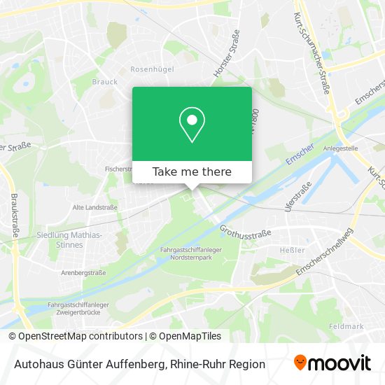 Autohaus Günter Auffenberg map