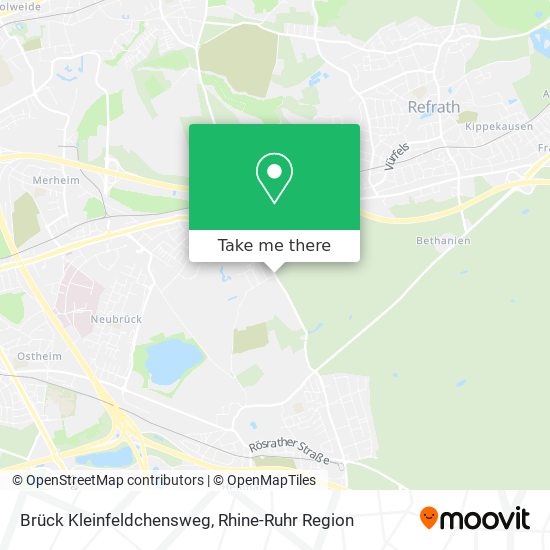 Brück Kleinfeldchensweg map