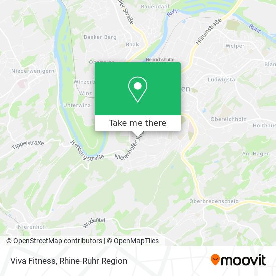 Viva Fitness map