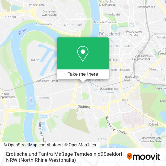 Карта Erotische und Tantra Maßage Temdesin düSseldorf