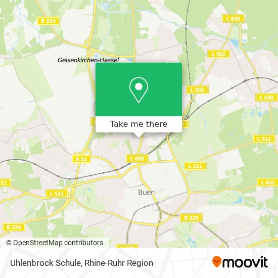Карта Uhlenbrock Schule