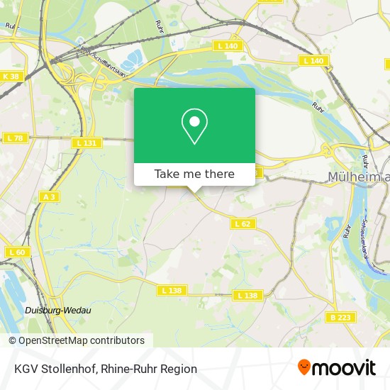 KGV Stollenhof map