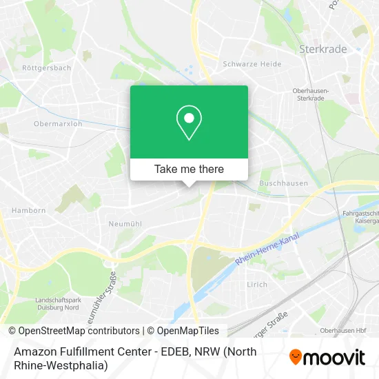 Карта Amazon Fulfillment Center - EDEB