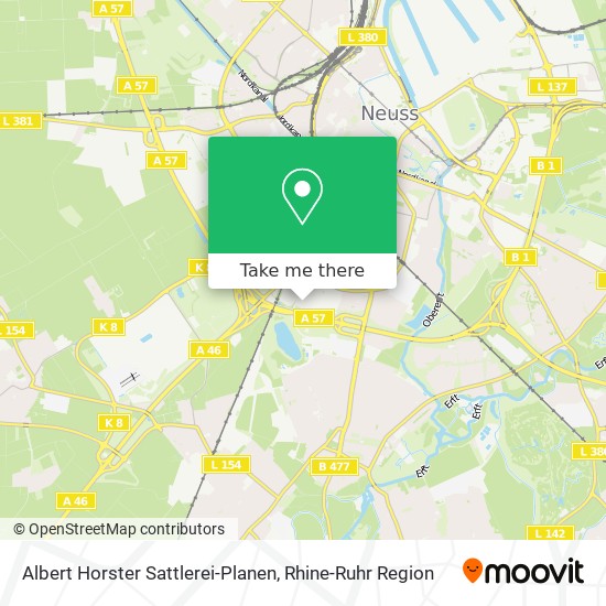Albert Horster Sattlerei-Planen map