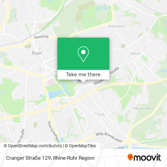 Cranger Straße 129 map