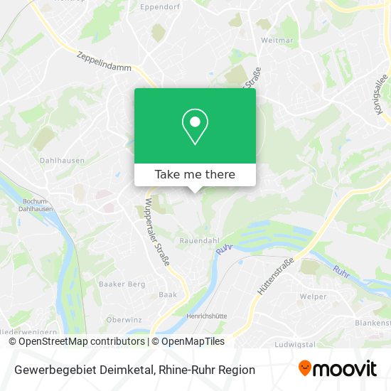 Gewerbegebiet Deimketal map