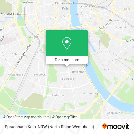 Карта Sprachhaus Köln