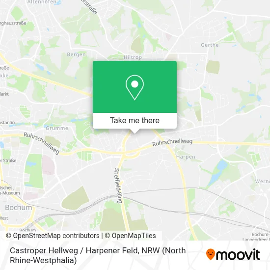 Castroper Hellweg / Harpener Feld map