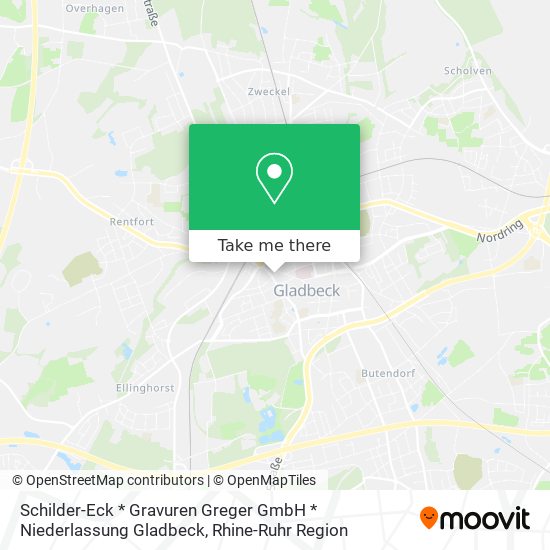 Schilder-Eck * Gravuren Greger GmbH * Niederlassung Gladbeck map
