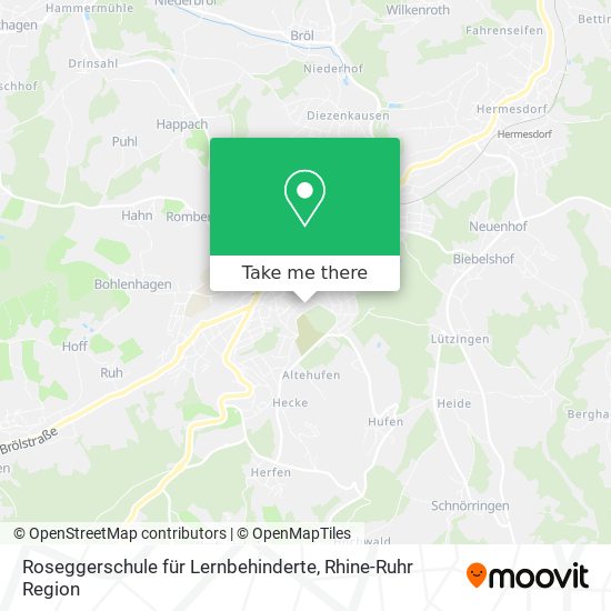 Roseggerschule für Lernbehinderte map