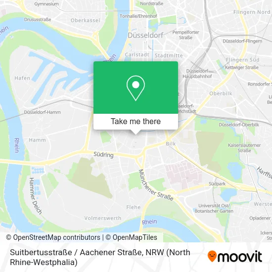 Карта Suitbertusstraße / Aachener Straße