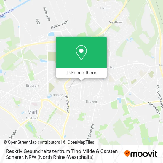 Карта Reaktiv Gesundheitszentrum Tino Milde & Carsten Scherer