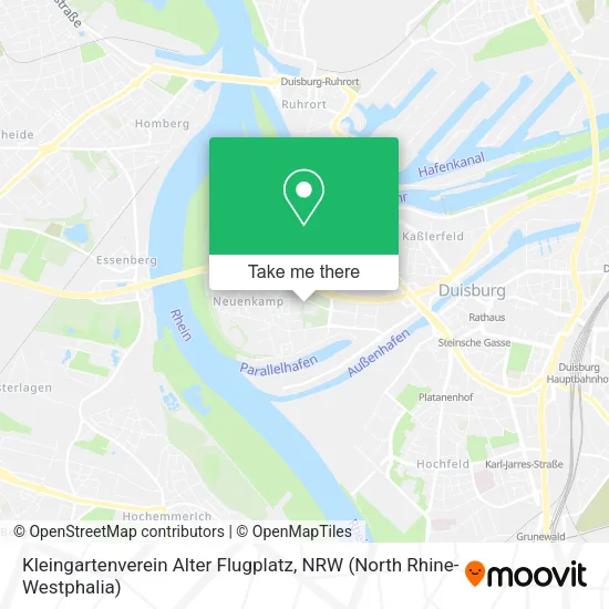 Карта Kleingartenverein Alter Flugplatz