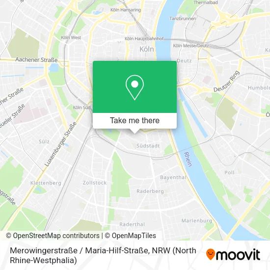Merowingerstraße / Maria-Hilf-Straße map