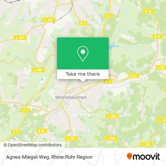 Agnes-Miegel-Weg map