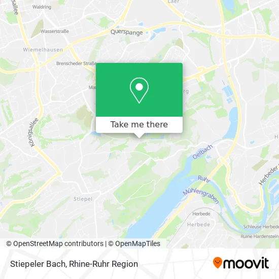 Карта Stiepeler Bach