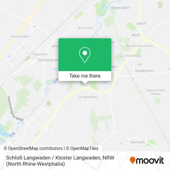 Карта Schloß Langwaden / Kloster Langwaden