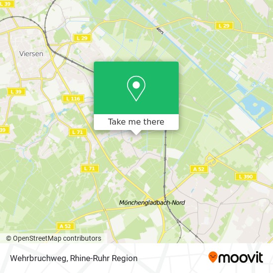 Карта Wehrbruchweg