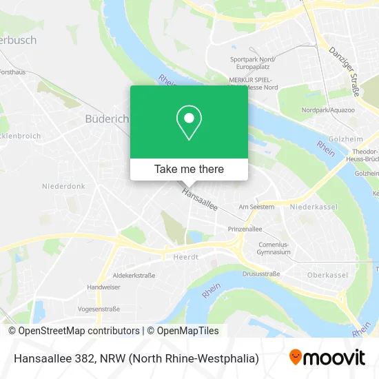 Карта Hansaallee 382